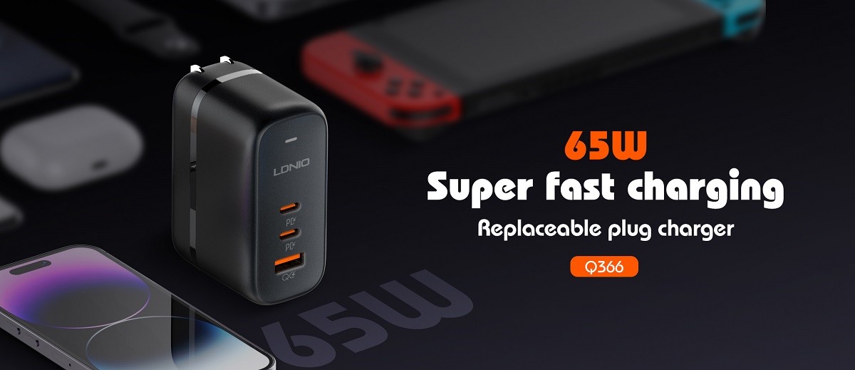 65W GaN Supper Fast Charger Q366 