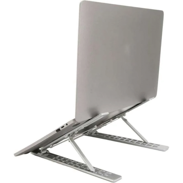 Aluminium Laptop stand metallic 11 levels riser (H-018) - Image 4