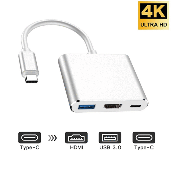 TYPE-C TO HDTV 3 in 1 Adapter - Image 2