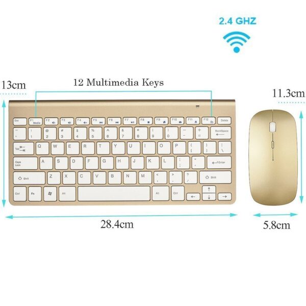 Multimedia Keyboard 2.4 GHZ Wireless - Image 3
