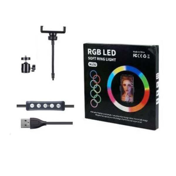 RGB Ring Light with Stand MJ26 LED Soft Light - Image 7