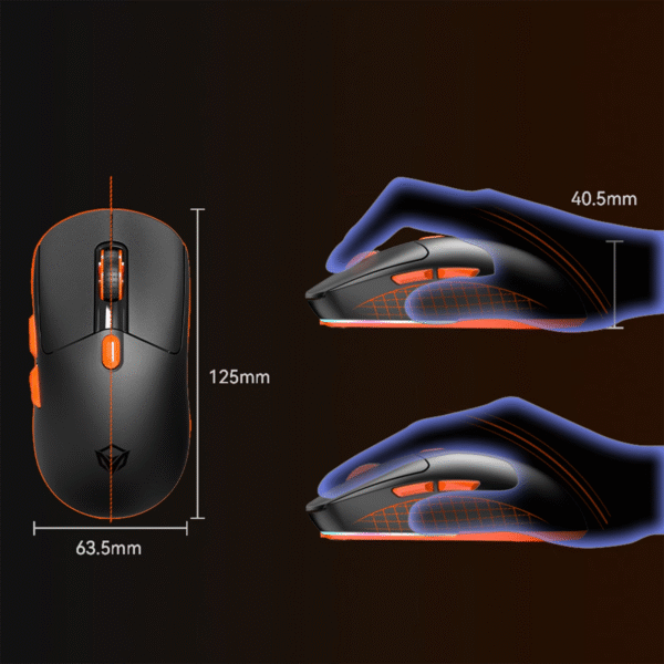 Wireless Tri-Mode Mouse with Magnetic Charging Dock GW38 - Image 3