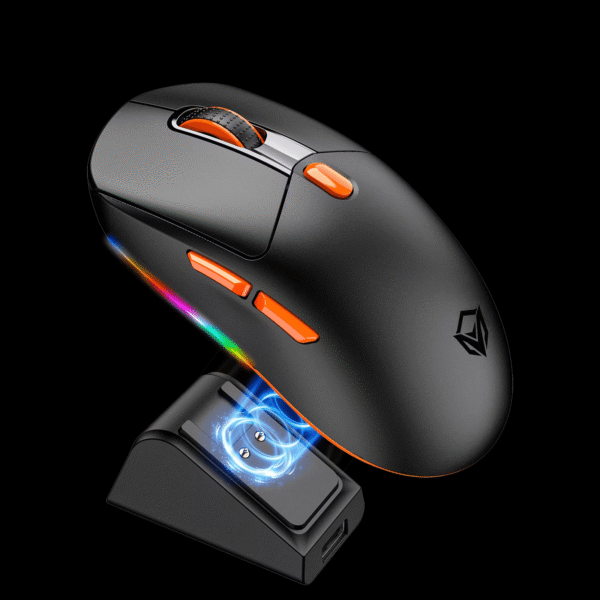 Wireless Tri-Mode Mouse with Magnetic Charging Dock GW38