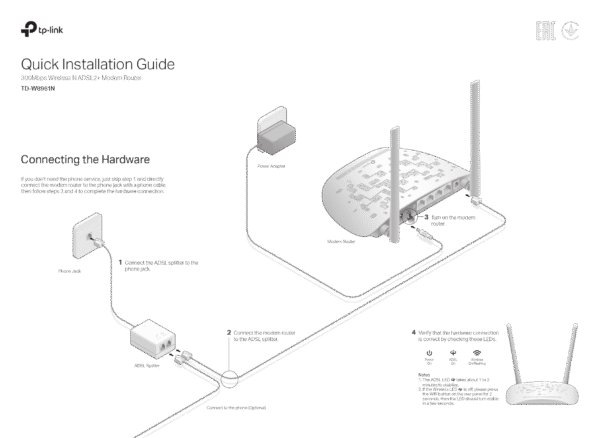 TP-link- TD-W8961N - Image 4