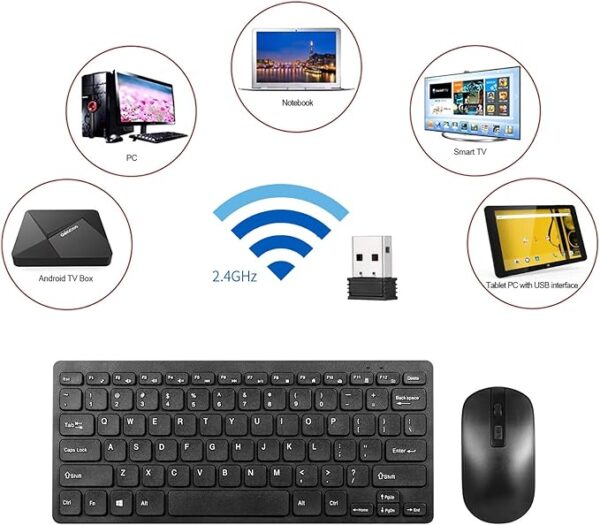 KM901 Keyboard Mouse Combo 2.4G Wireless - Image 2