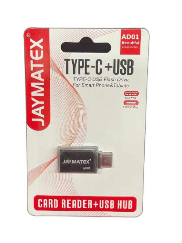 JAYMATEX CARD READER +USB HUB  USB To Type-C