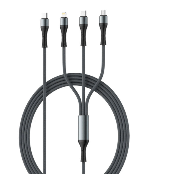 LDNIO LC97u USB to Micro/Type-C/Lightning Triple Cable