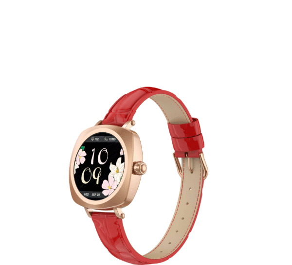 The small square-shaped smartwatch