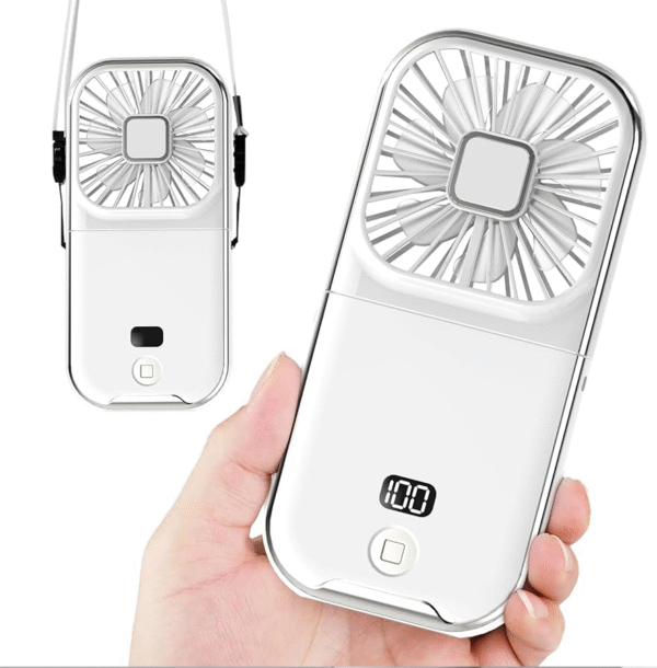 Mini Fan Portable,Handheld Fan Rechargeable Foldable