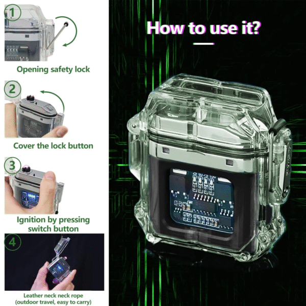 waterproof double arc lighter - Image 6