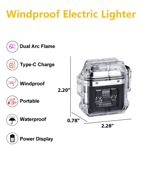 waterproof double arc lighter - Image 8