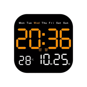 Plastic Digital LED Wall Clock