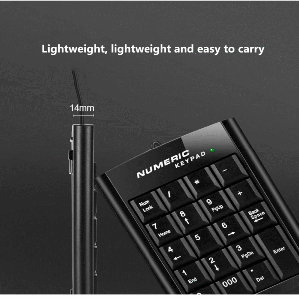 Mini USB Numeric Keypad - Image 3