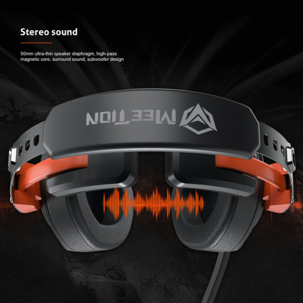 RGB BACKLIT GAMING HEADSET HP099 - Image 5