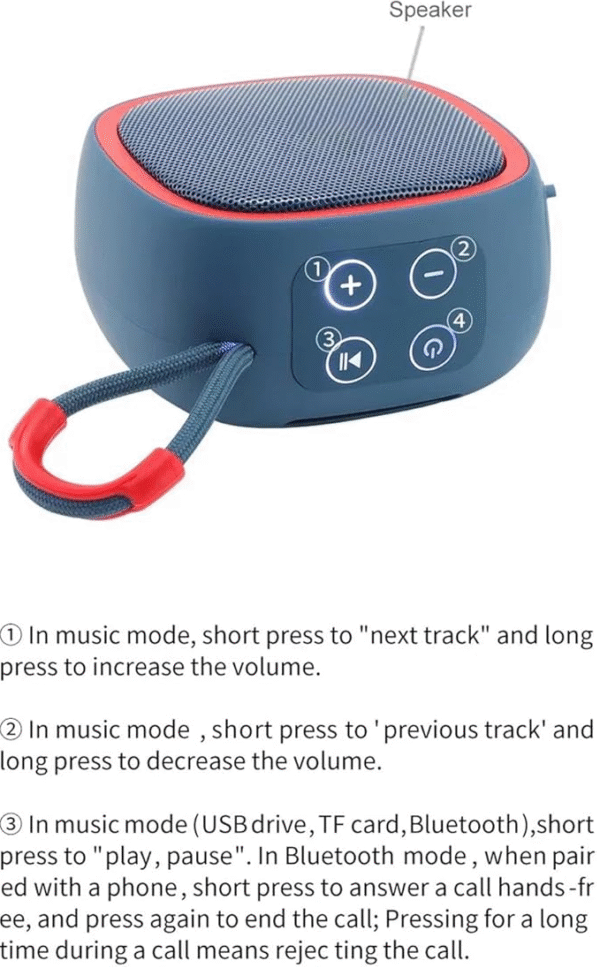 wisme Portable Wireless Bluetooth Speaker - Image 3