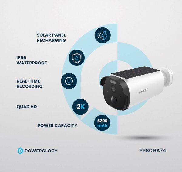built in solar outdoor camera - Image 4