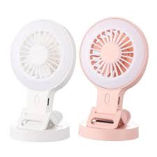 cell phone fill light clip rechargeable fan