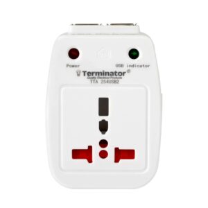 Taiyo Universal Travel Adaptor with 2 USB TH-322USB