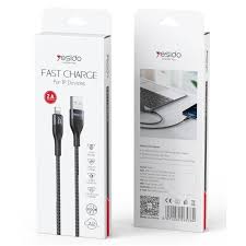 Yesido 2A USB To 8 Pin Fast Charging Data Cable - Image 3