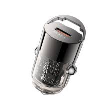 Y67 Aluminum Alloy Transparent Shell Pull Ring Design PD45W Fast Charging Mini Hidden Car Charger