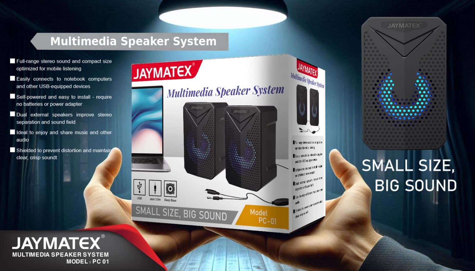 JAYMATEX pc-01 multimedia speaker system
