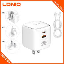 65W PD&QC U.S. Socket Multi-Adapter Fast Charger